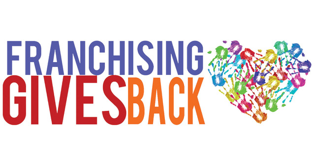 Franchising gives back logo